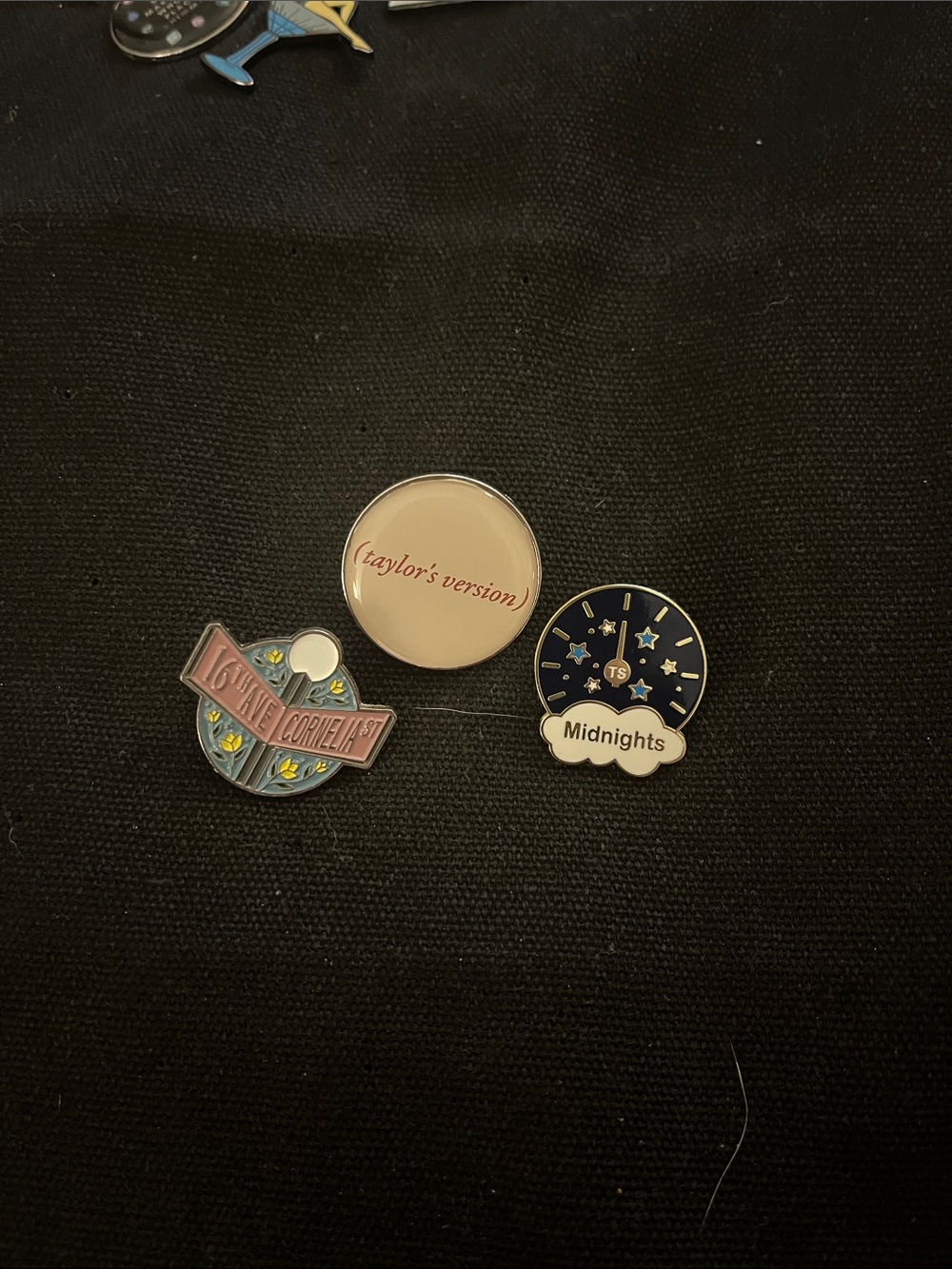 Taylor Swift Taylor's Version Enamel Pin Set - Pink, Cream & Navy